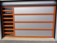 Composite panel insert custom garage door